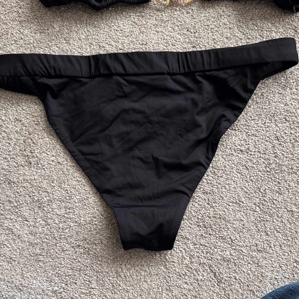 Beach Bunny Black Bikini with Gold Details - Picture 7 of 9